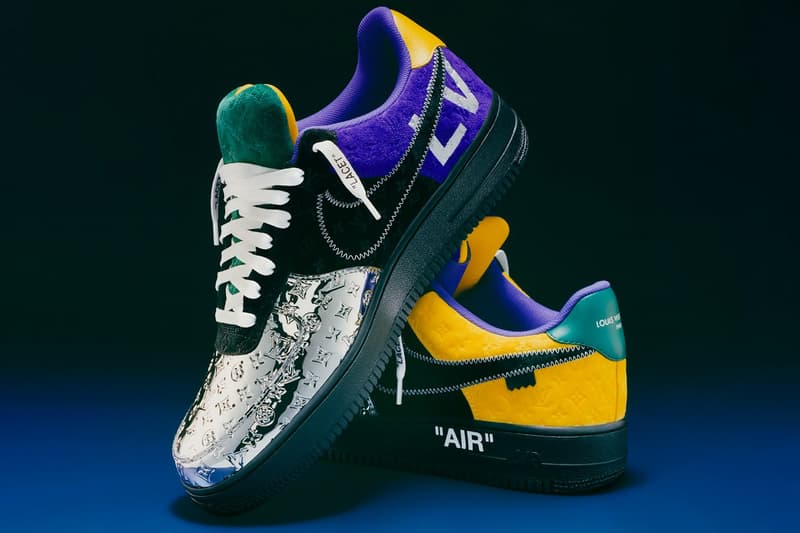 Louis Vuitton x Nike Air Force 1 最新聯名系列官方發售情報正式公開