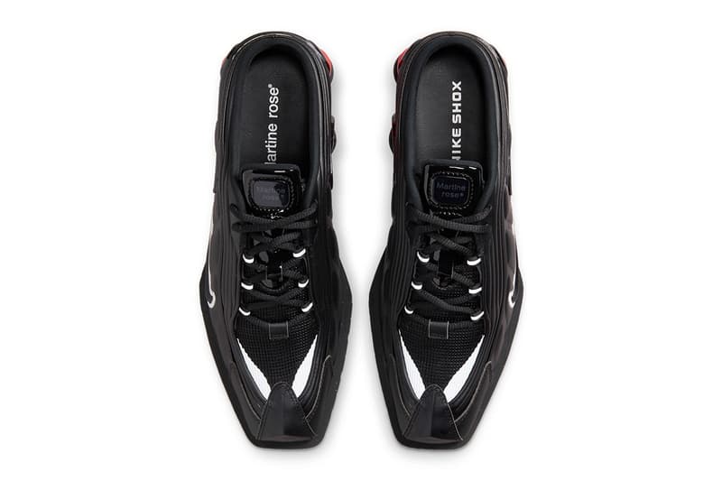 Martine Rose x Nike Shox MR4「Black」联名鞋款官方圖释出