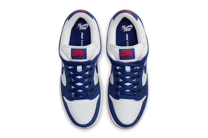 Nike SB Dunk Low 最新配色「Dodgers」率先公开