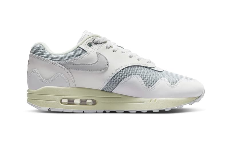 Patta x Nike Air Max 1 最新聯名配色「White」官方圖释出