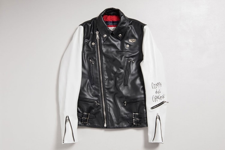 COMME des GARÇONS x Lewis Leathers 联名皮革夹克正式登场
