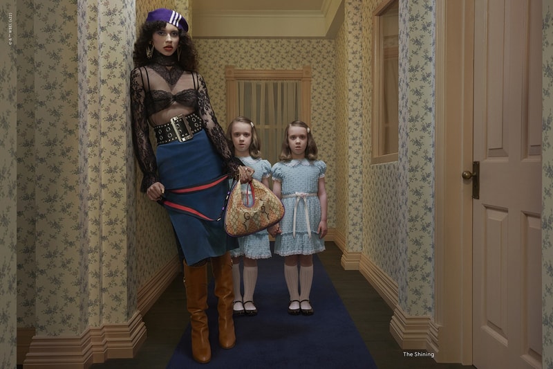 Gucci 最新形象广告向 Stanley Kubrick《发条橙》、《闪灵》等片致敬