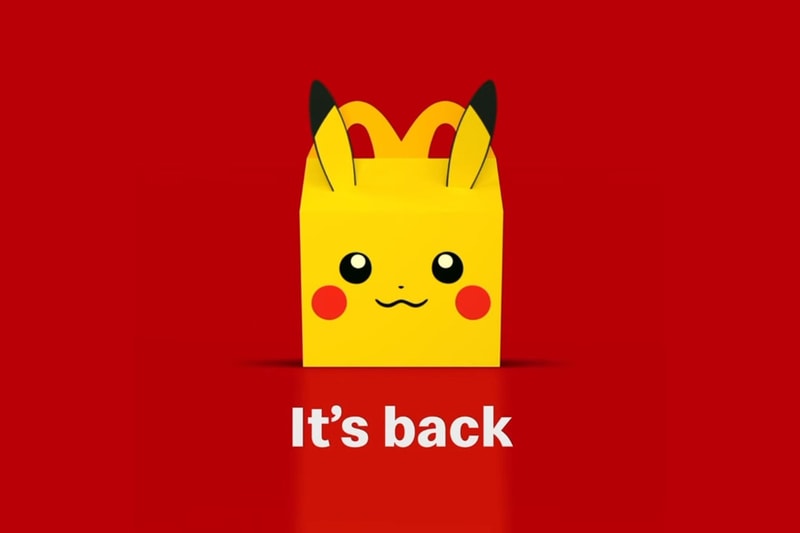McDonald’s 宣布携手 Pokémon 合作推出最新 Happy Meal