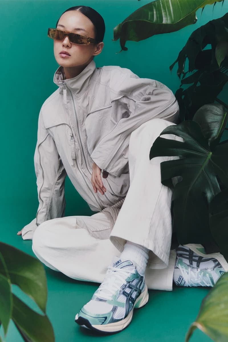 NAKED Copenhagen x ASICS GEL-1130「Sage Green」联名鞋款正式登場