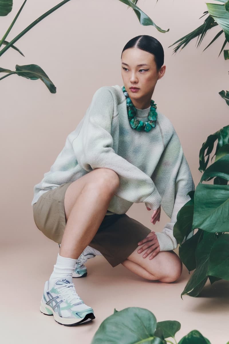 NAKED Copenhagen x ASICS GEL-1130「Sage Green」联名鞋款正式登場