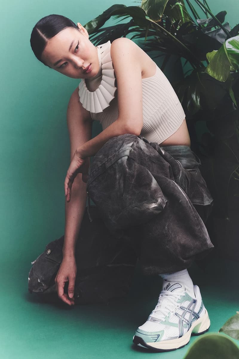 NAKED Copenhagen x ASICS GEL-1130「Sage Green」联名鞋款正式登場