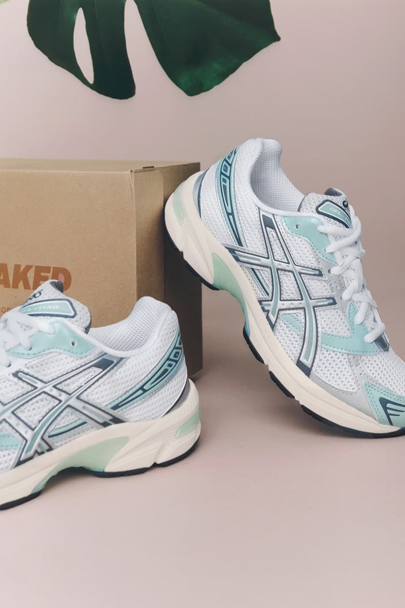 NAKED Copenhagen x ASICS GEL-1130「Sage Green」联名鞋款正式登場