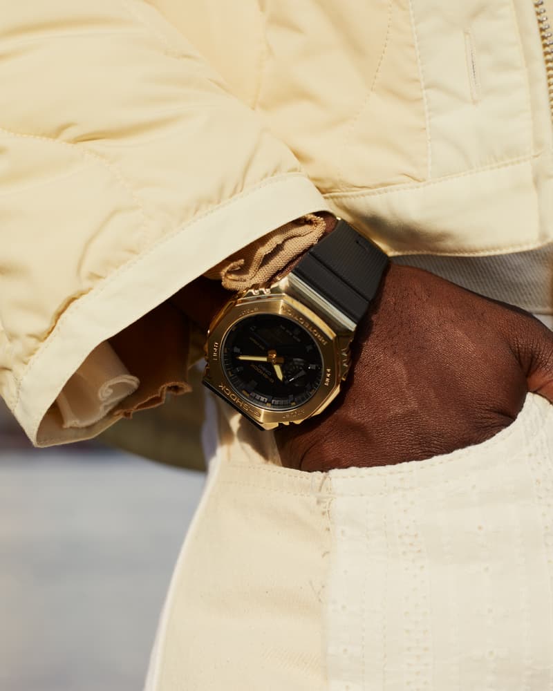 G-SHOCK 以黑金配色打造全新 2100 与 5600 系列腕表