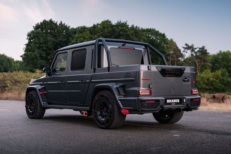 Brabus 發表 888 匹馬力碳纖維寬體 Mercedes-AMG G63 改裝 Pick-up 車型