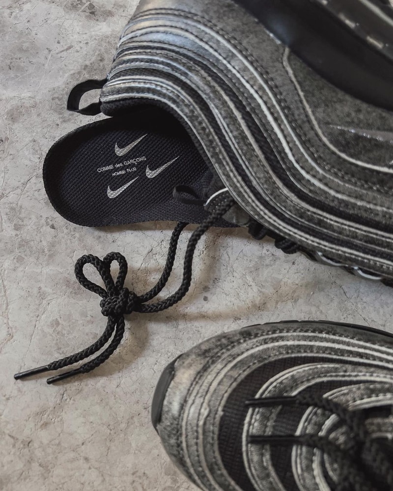 COMME des GARÇONS HOMME PLUS x Nike Air Max 97 更多细节曝光