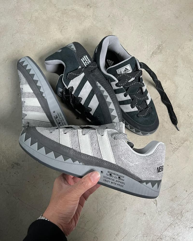 NEIGHBORHOOD x adidas ADIMATIC 最新聯名鞋款率先曝光