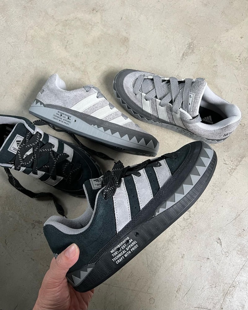 NEIGHBORHOOD x adidas ADIMATIC 最新聯名鞋款率先曝光