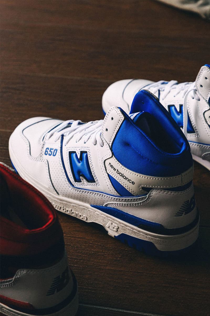 New Balance 复古篮球鞋款 650 最新配色系列正式登陆 HBX