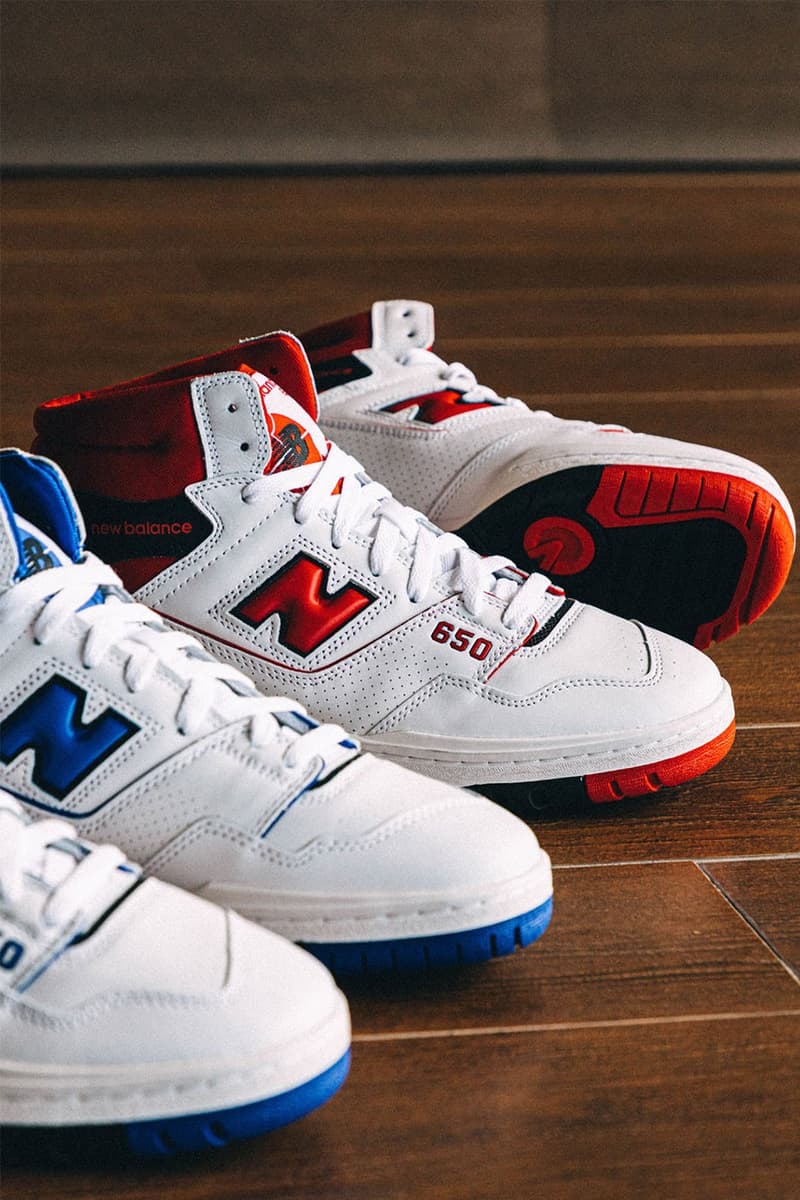 New Balance 复古篮球鞋款 650 最新配色系列正式登陆 HBX
