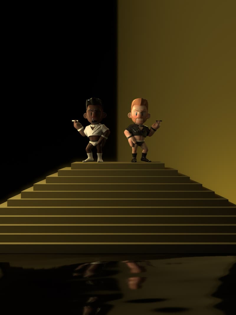 璞履 POUR LUI x DON DON「THE SMOKERS」联名玩偶登场