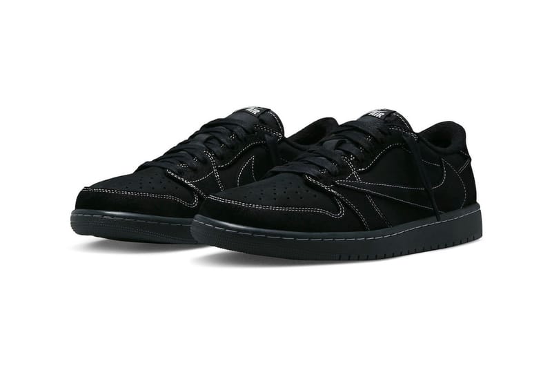 Travis Scott x Air Jordan 1 Low OG SP「Black Phantom」官方圖輯正式公開