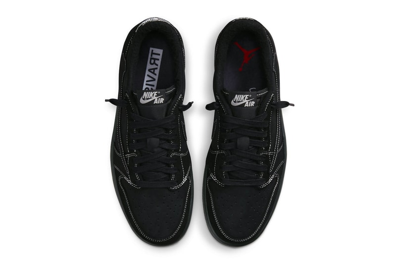 Travis Scott x Air Jordan 1 Low OG SP「Black Phantom」官方圖輯正式公開