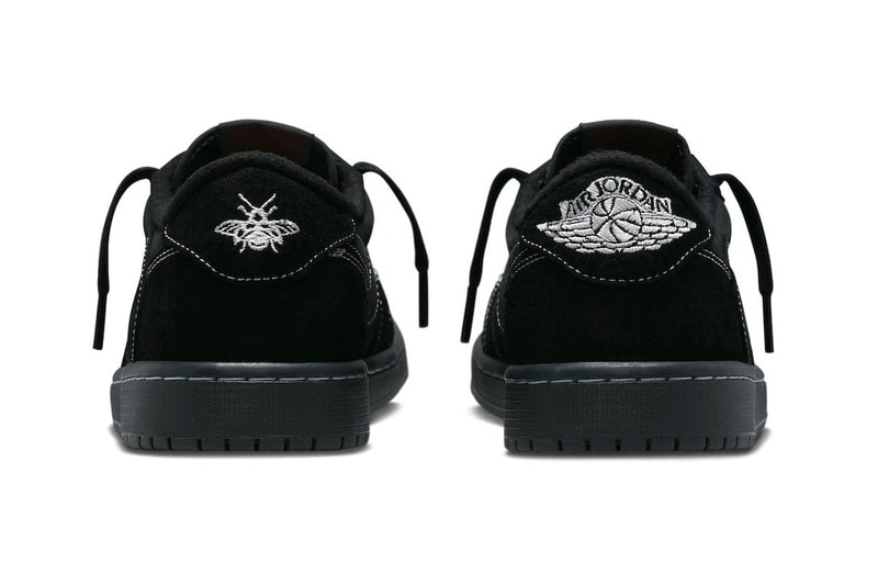 Travis Scott x Air Jordan 1 Low OG SP「Black Phantom」官方圖輯正式公開