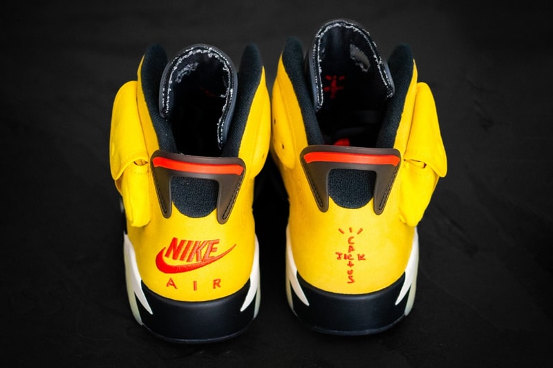 率先近賞 Travis Scott x Air Jordan 6 親友版本限定款「F&F Yellow」