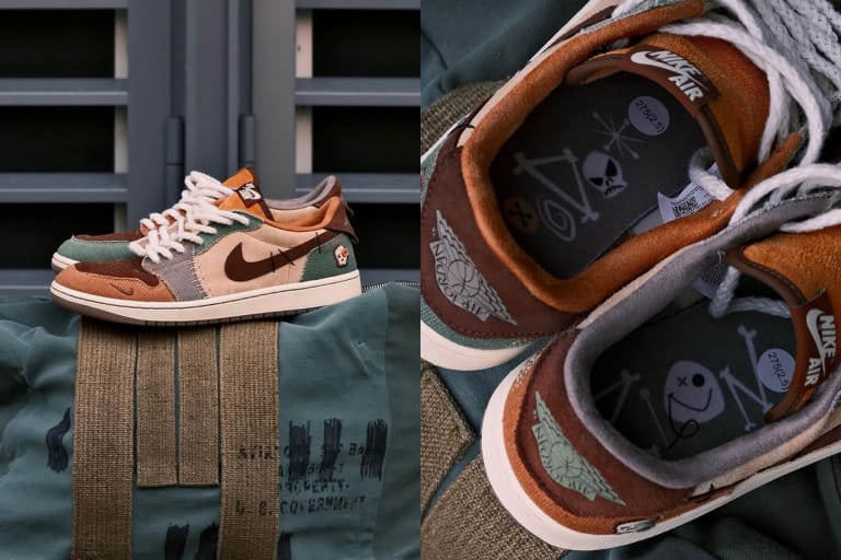 Zion Williamson x Air Jordan 1 Low OG「Voodoo」豐富細節圖輯公開