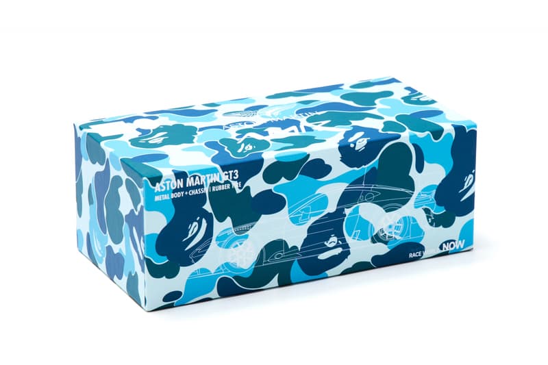 BAPE® x ASTON MARTIN GT3 联名模型车即将登场