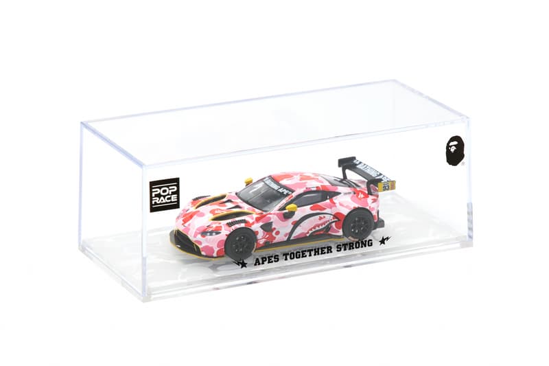 BAPE® x ASTON MARTIN GT3 联名模型车即将登场
