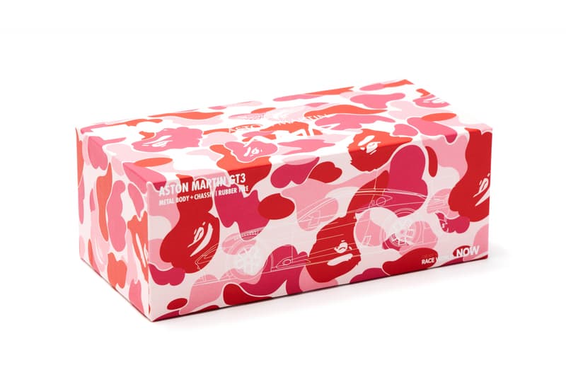 BAPE® x ASTON MARTIN GT3 联名模型车即将登场