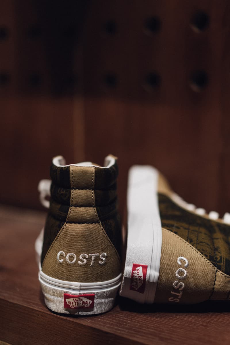 COSTS 携手 Vans 推出「古迹」联名定制图案系列