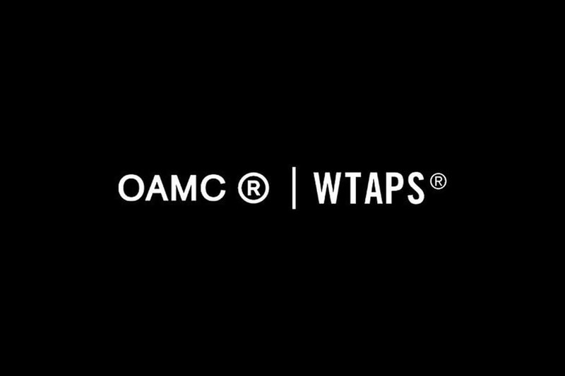 OAMC x WTAPS 最新聯名系列即將登場