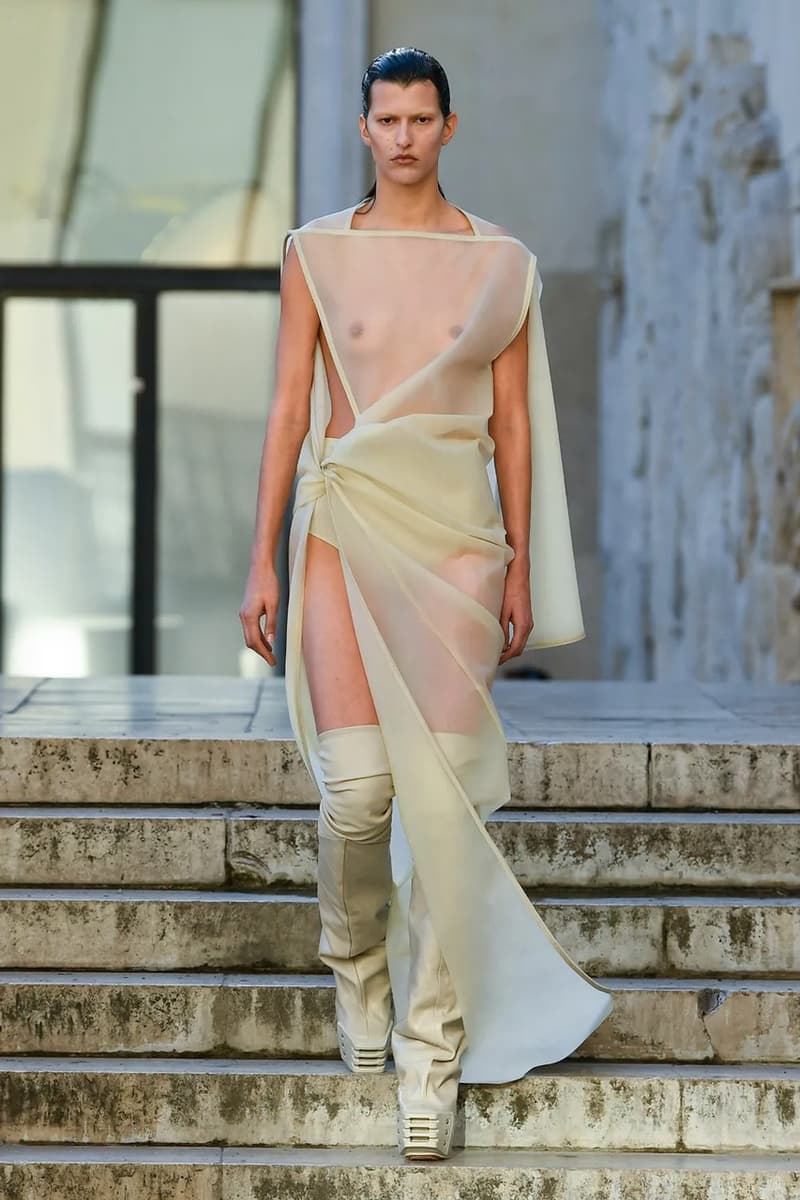 Rick Owens 正式發佈 2023 春夏女裝系列「EDFU」