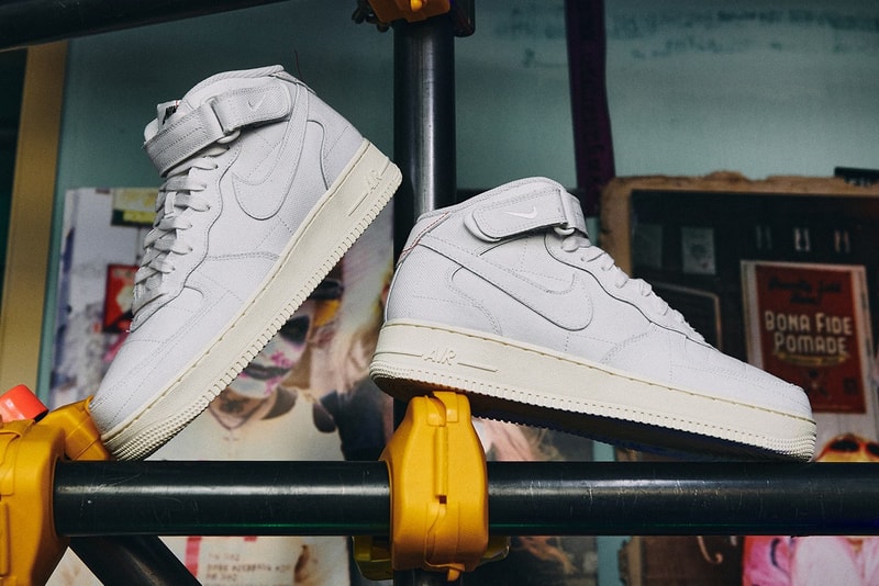率先近賞 99%IS- x GR8 定製版本 Nike Air Force 1 Mid「雙層可撕裂設計」鞋款
