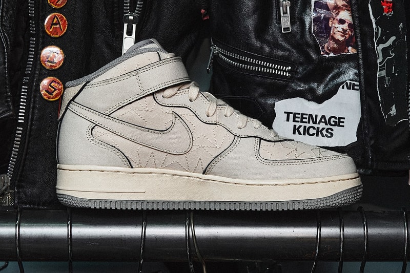 率先近賞 99%IS- x GR8 定製版本 Nike Air Force 1 Mid「雙層可撕裂設計」鞋款
