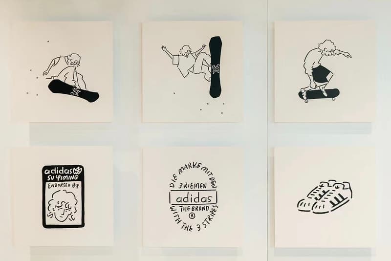 走进 adidas Originals x 苏翊鸣 x 长场雄限时艺术空间