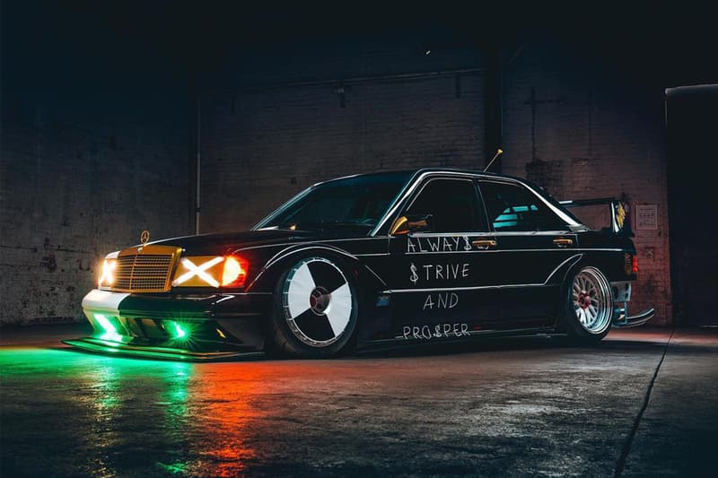 率先近賞 A$AP Rocky 獨特定製坐駕 Mercedes-Benz 190E