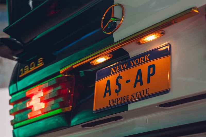 率先近賞 A$AP Rocky 獨特定製坐駕 Mercedes-Benz 190E