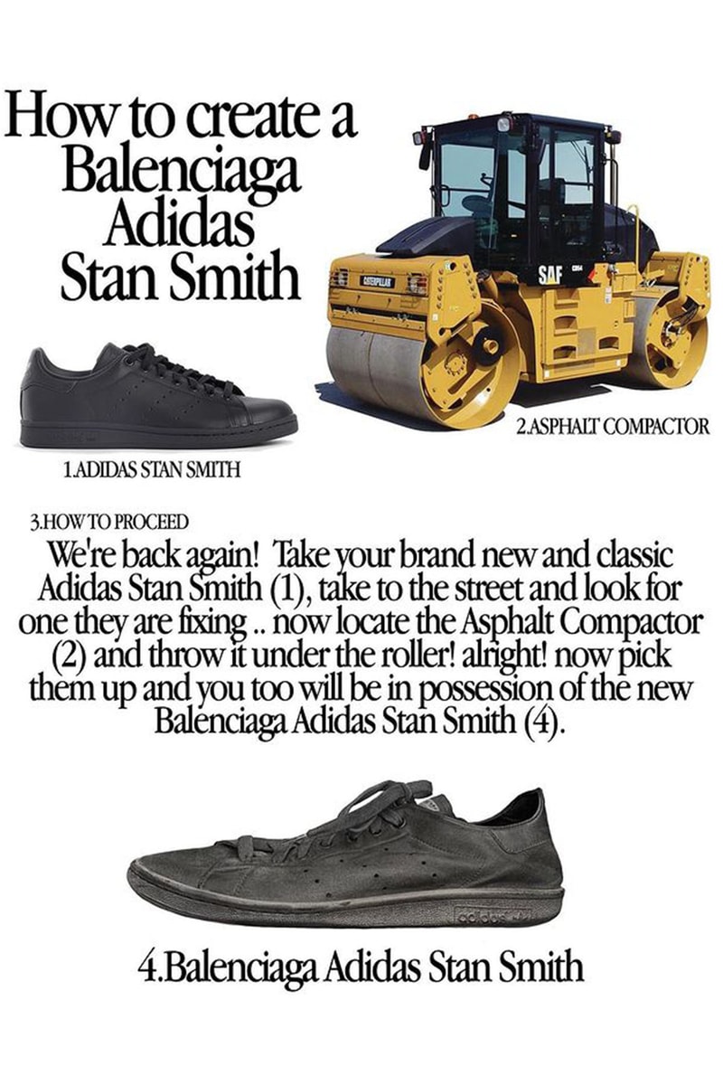 如何自製 Balenciaga x adidas「Destroyed Stan Smith」做舊風格鞋款？