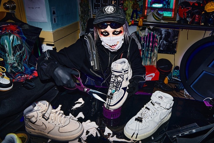 率先近賞 99%IS- x GR8 定製版本 Nike Air Force 1 Mid「雙層可撕裂設計」鞋款