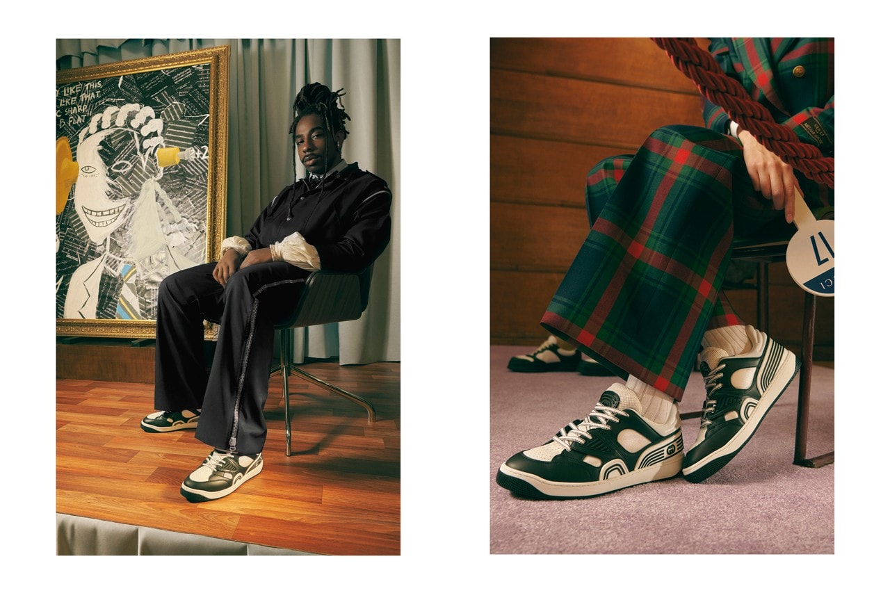 与新浪潮艺术家一起，Gucci 为新款「Monochrome」系列球鞋「落下木槌」