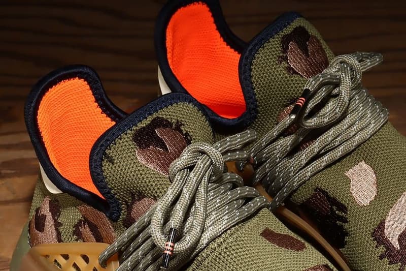 率先近賞 Pharrell x adidas NMD Hu「Animal Print」系列最新軍綠配色