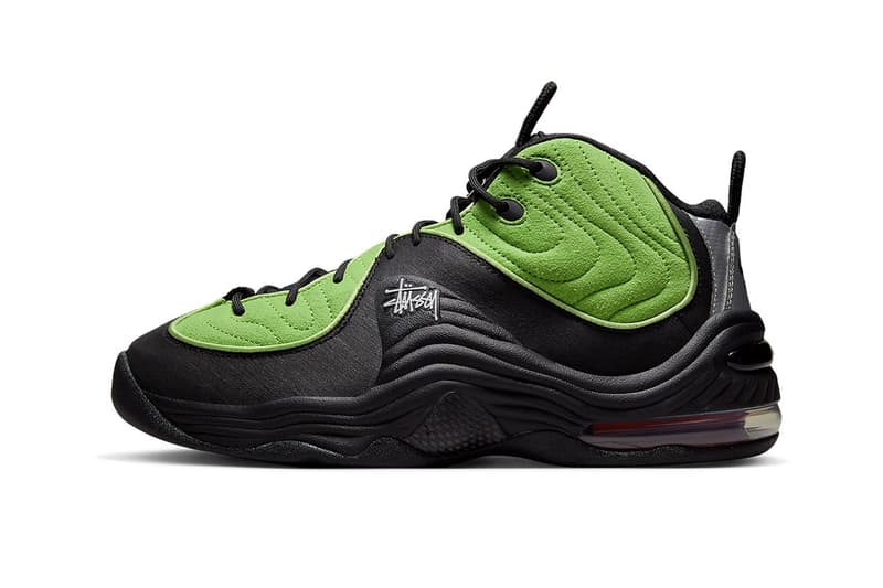 Stüssy x Nike Air Max Penny 2 最新聯名配色「Black/Green」率先亮相