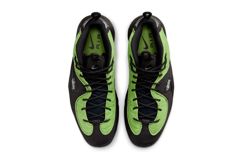 Stüssy x Nike Air Max Penny 2 最新聯名配色「Black/Green」率先亮相