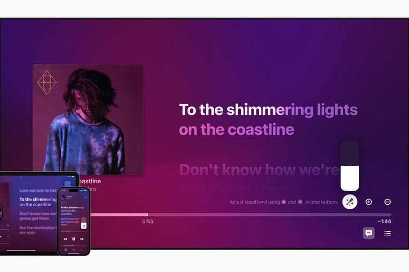 Apple 推出 「Apple Music 唱歌」功能