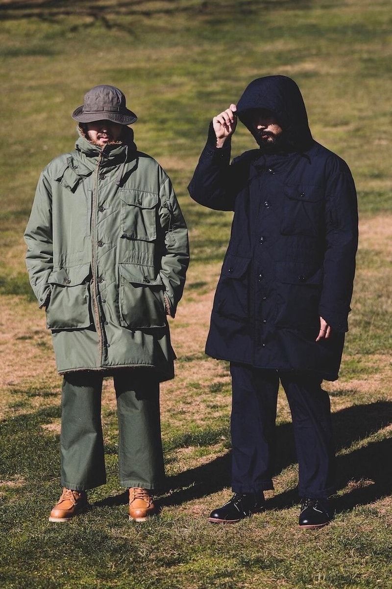 Engineered Garments 攜手 BEAMS PLUS 推出雙面穿軍風皮草外套