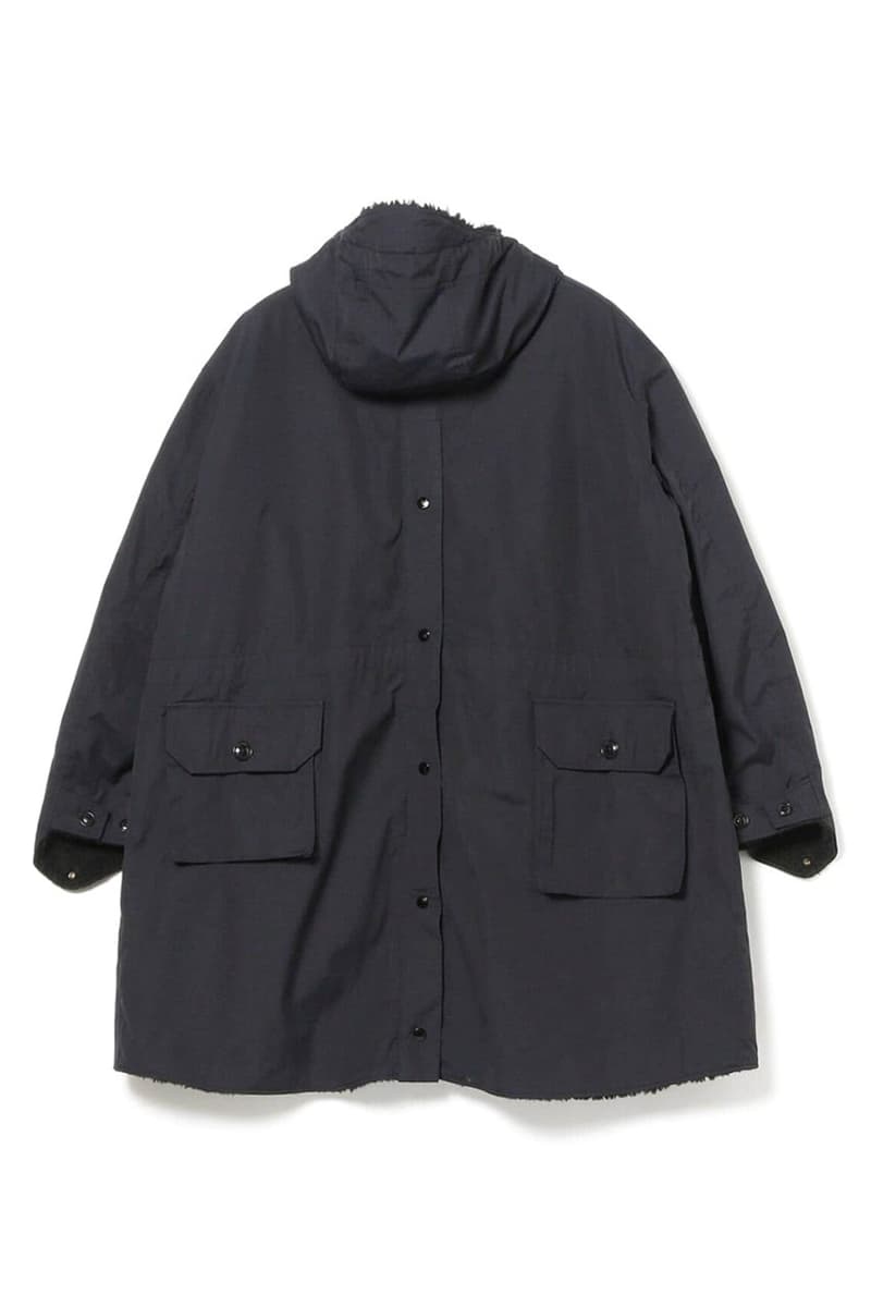 Engineered Garments 攜手 BEAMS PLUS 推出雙面穿軍風皮草外套