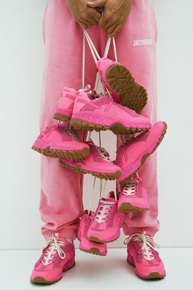 Jacquemus x Nike Humara 最新粉色联名鞋款正式登場
