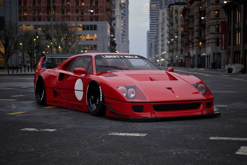Liberty Walk 操刀打造 Ferrari F40 全新寬體改裝車型