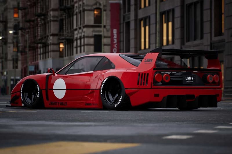 Liberty Walk 操刀打造 Ferrari F40 全新寬體改裝車型