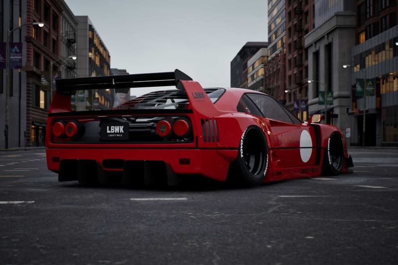 Liberty Walk 操刀打造 Ferrari F40 全新寬體改裝車型