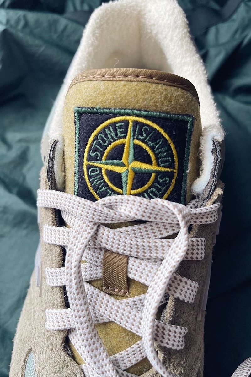 近賞 Stone Island x New Balance 574 最新联名鞋款實鞋細節