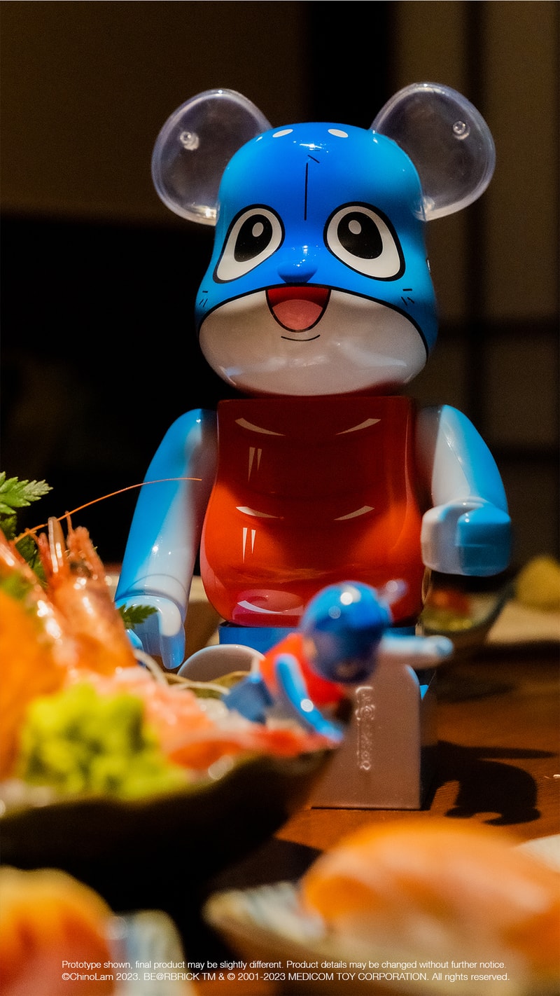 大豆芽水产系列 x MEDICOM TOY JIRO BE@RBRICK 最新联名公仔正式登场